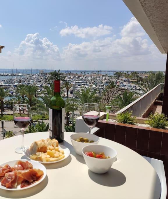 Tranquilo Apartamento Con Vistas Al Mar. Port de Alcudia  Exteriör bild