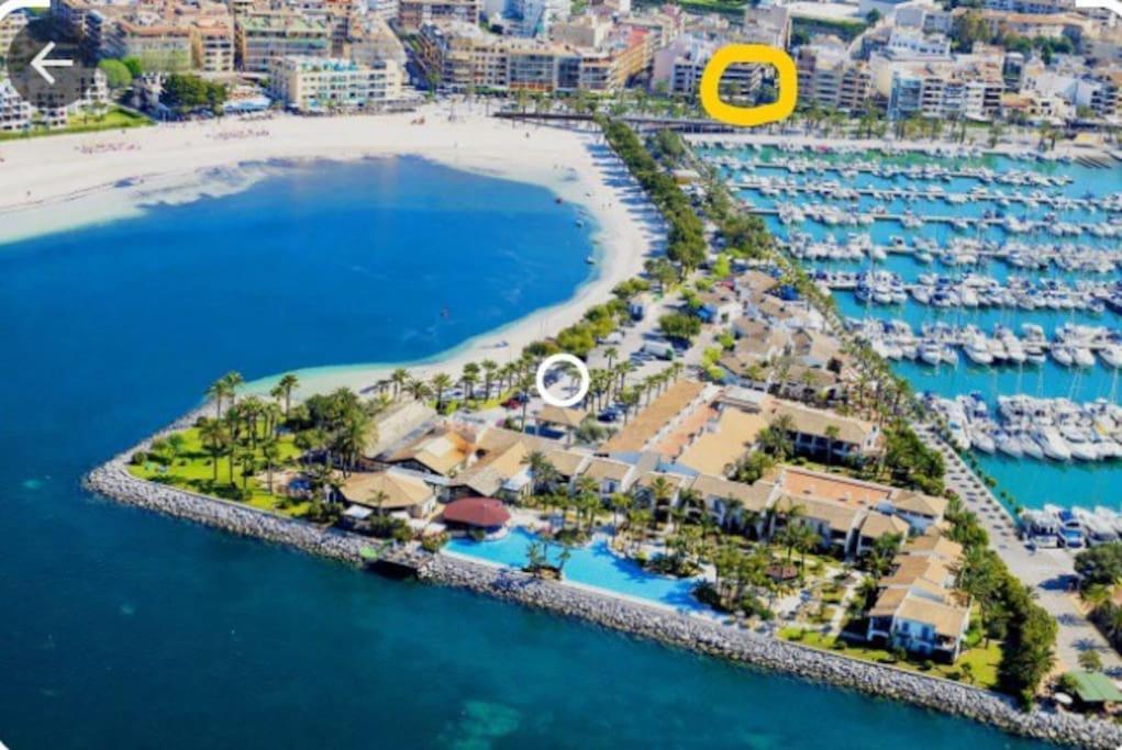 Tranquilo Apartamento Con Vistas Al Mar. Port de Alcudia  Exteriör bild