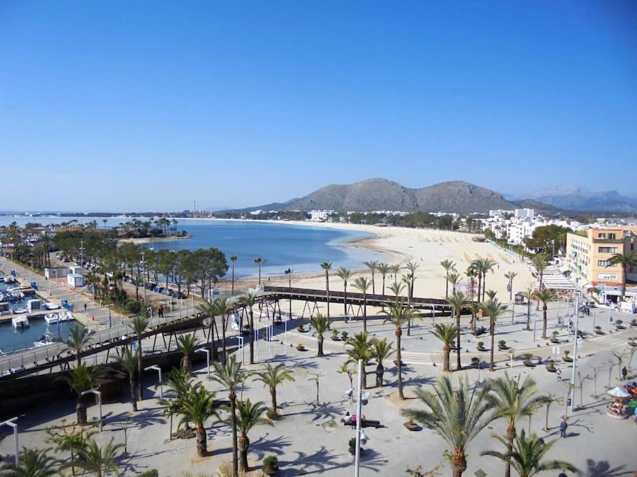 Tranquilo Apartamento Con Vistas Al Mar. Port de Alcudia  Exteriör bild