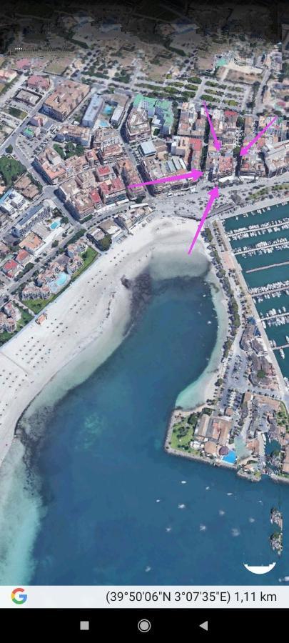 Tranquilo Apartamento Con Vistas Al Mar. Port de Alcudia  Exteriör bild
