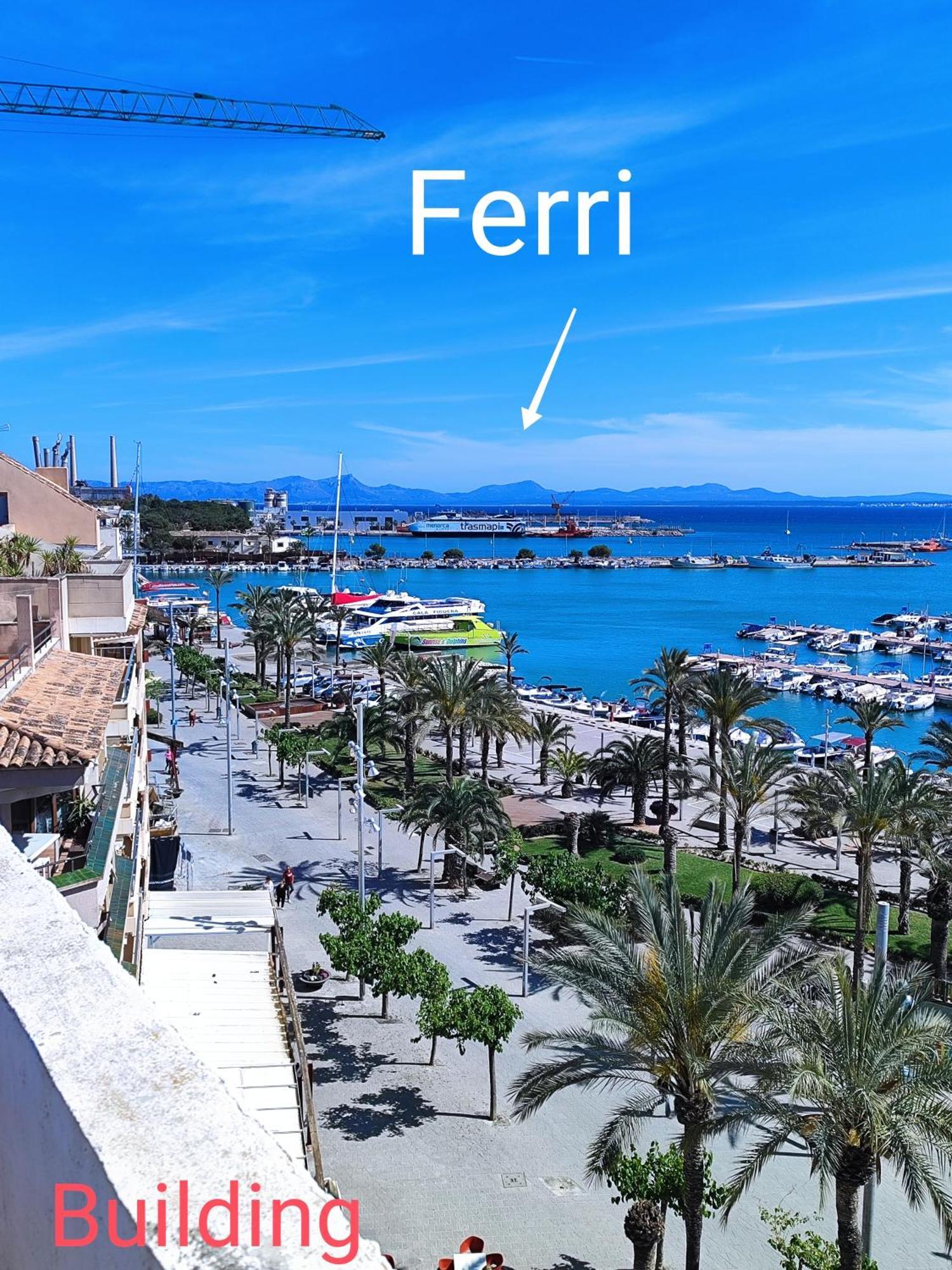 Tranquilo Apartamento Con Vistas Al Mar. Port de Alcudia  Exteriör bild